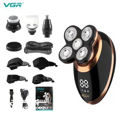  13 ماكينة  حلاقة 5 في 1 ضد الماء مزودة بشاشة VGR V-316 حلاقه ماكنه الحلاقة شعر الراس حلاقة اللحيه