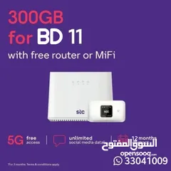  6 STC 5G Home broadband, Fiber, Voice and Data Sim