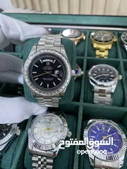  5 رولكس رجالي مرفق علبه وكيس رولكس وكفاله سنه
