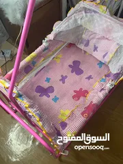  6 سرير طفل مع كاروك وحجله