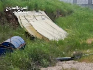  6 بيت بلاستيكي حديد 2 انش جديد غير مستعمل