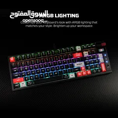  9 FANTECH MK918 ATOM PRO97 WIRELESS MECHANICAL GAMING KEYBOARD WHITE كيبورد فانتيك الجديد المميز