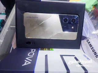  1 جهاز  نظيف  Tecno Pova 5 128g 16ram كامل اغراضة الأصلية