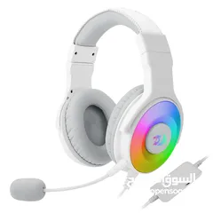  3 سماعة جديدة PANDORA H350 White RGB Headset