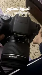  1 للبيع: كاميرا كانون 2000D مستعملة بحالة جيدة