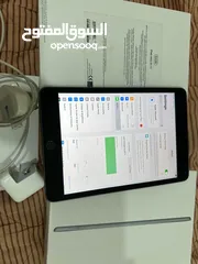  5 ايباد ابل ميني 5 رمادي 64 قيقا نظيف وشغال تمام مع الاغراض الكرتون والشحن والواير الصامل يراسلني وتس
