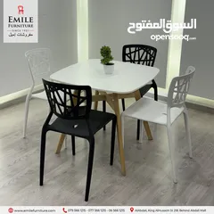  8 كرسي عظم ثقيل وعملي مناسب للمطاعم والكافيهات
