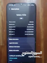  4 تيلفون سامسونج حالة نادرة بدون خربوش a02s