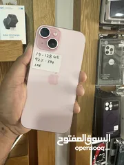  2 iPhone 15 128Gb Pink Used