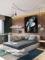  3 تصميم داخلي 3D وإشراف وتنفيذ