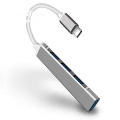  6 4 PORTS  HUB USB-C EXPANDER 3.1 TYPEC   5 GBPS هب يو اسب بورت