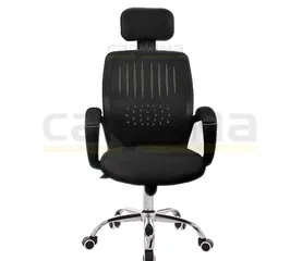  1 كرسي مكتبي مدير بتصميم جديد مناسب للساعات الطويلة ويتحمل جميع الاوزان بقاعدة طبية