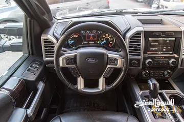  7 Ford F150 2015 Platinum   البكب بحالة الوكالة