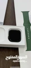  4 Apple Watch Series 7 (GPS, 45mm) Green Aluminum Case with Clover Sport Band