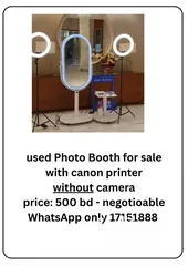  1 Photo Booth + Picture printer for sale