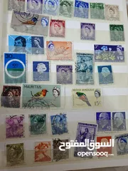  10 طوابع بريدية