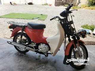  5 دراجه سبعين قوة المحرك 110 cc  احمر تشتغل سلف مع هندل بحالة جيده جدا جاهزة للاستخدام