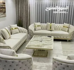  1 طقم كنب متحرك استخدام بسيط ونظيف بسعر حرق