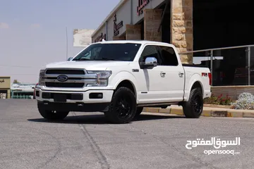  29 فورد f150  ديزل بلاتينيوم موديل 2018 اقساط على الهوية