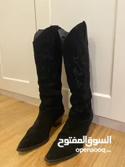  2 Cowboy boots black