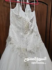  3 فستان عروس ابيض