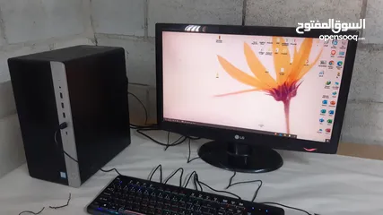 1 كمبيوتر كااامل للبيع بسعر حرق