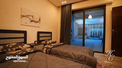  13 شاليه البطل - Hero’s Chalet الرامة البحر الميت - شاليه فاخر 5 نجوم للايجار