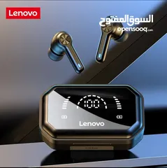  1 سماعه لاسلكية "ايربودز" من شركة لينوفو مع عرض ايفي ، Lenovo-LP ، بلوتوث 5.0 ، بطارية TWS ، mAh1200 ،