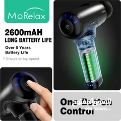  3 Morelax Massage Gun, Percussion Muscle Massage Gun Deep Tissue with 12MM Amplitude,Handheld Electric