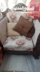  3 طقم كنب 6 مقاعد خشب زان اصلي