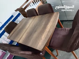  24 طاولات طاولة سفرة صناعة تركيا مع 6 كراسي
