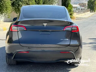  12 TESLA MODEL Y 2024 تيسلا لونج رينج دول موتور فحص كامل سبع مقاعد