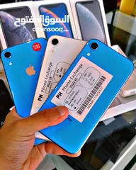  1 بأقل سعر : iPhone XR 128gb هواتف نظيفة جدا بدون اي شموخ أو مشاكل بحالة الوكالة مع ضمان و ملحقاتها