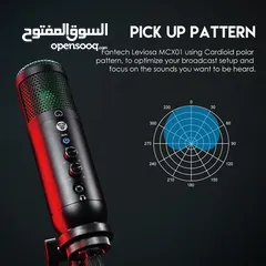  5 مايكروفون ليفوسيا فانتيك Fantech LEVIOSA MCX01 Professional Condenser Microphone