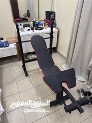  6 كرسي لرفع الاثقال شبه جديد