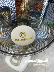  1 مروحة جليزر طاولة