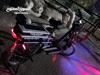  2 دراجة كهربائية بحالة الوكالة