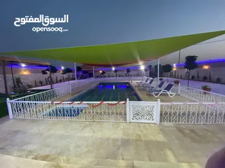  11 شالية للأيجار يومي في اجمل مناطق شارع المطار 3دقائق