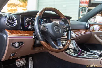  14 Mercedes E350e Plug in hybrid Amg kit Night Package 2018   السيارة وارد الشركة و قطعت مسافة 50,000