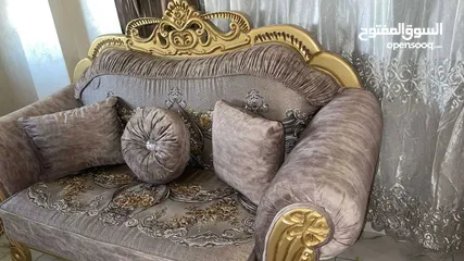  1 كنب غرفة ضيوف للبيع 9مقاعد جديد