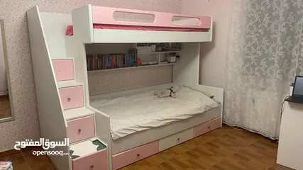  1 تخت طابقين (لاتيه)