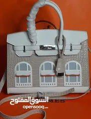  2 HERMES BIRKIN, new lady bag. pure leather