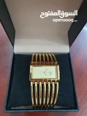  3 LOUIS VITTON GOLD PLATED WATCH