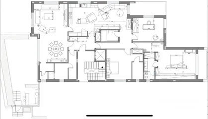  29 450m2 Luxury Furnished 3 bedroom semi villa with a garden & 2 Terraces infront of Al-thuheir