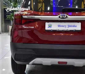  8 KIA Seltos ( 2021 Model ) in Red Color GCC Specs