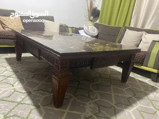  4 طاوله خشب زان