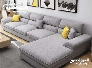  3 Sofa set Solid Frame and Silver Tax Fabric