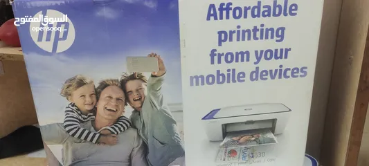  3 طابعة HP DeskJet 2630 أصلية بحالة ممتازة – طباعة لاسلكية من الهاتف