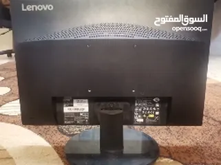  2 شاشه كمبيوتر Lenovo