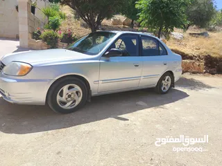  3 هونداي فيرنا موديل 2004 سياره بحاله اوكاله لا تحتاج ايا نوع من اصيانه